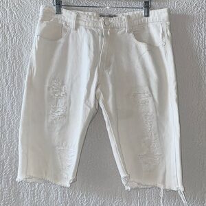 Brooklyn Xpress Clothing Co. Denim Distressed Jean Shorts